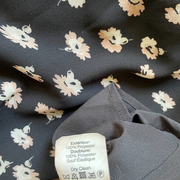 Madewell Mistlight Mockneck Dress in Seattle Floral Black Sheer - Picture 8 of 8